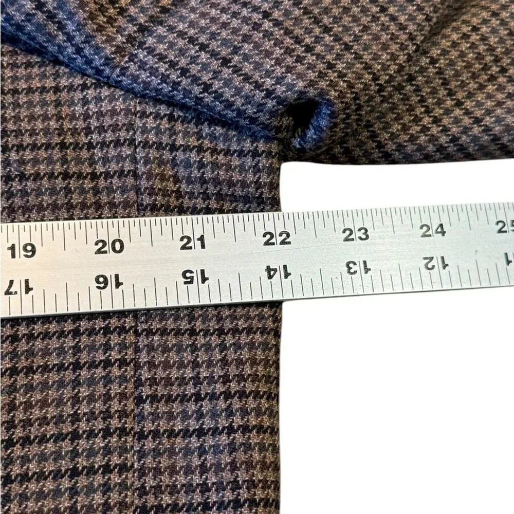 Lauren Ralph Lauren Classic Houndstooth Check Men's 42R Blazer EarthTones